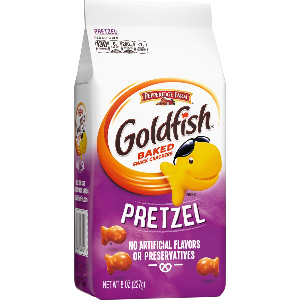 Pepperidge Farm Goldfish, Pretzel, 8-ounce bag