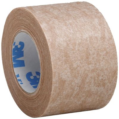 3M Micropore 1" x 10 yd. Tan Surgical Tape - Box of 12
