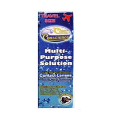 Clear Conscience Travel Size Contact Lens Solution 3 oz. 2 Pack