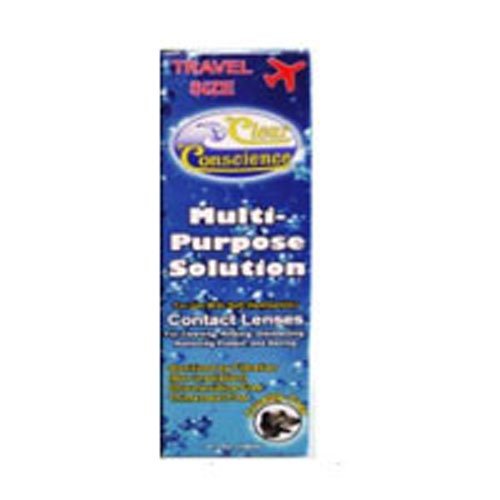 Clear Conscience Travel Size Contact Lens Solution 3 oz. 2 Pack