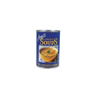 Amy's Kitchen Low Fat No Chicken Noodle Soup 14.1 OZ (Pack of 12)