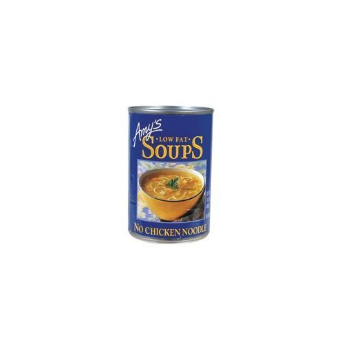 Amy's Kitchen Low Fat No Chicken Noodle Soup 14.1 OZ (Pack of 12)