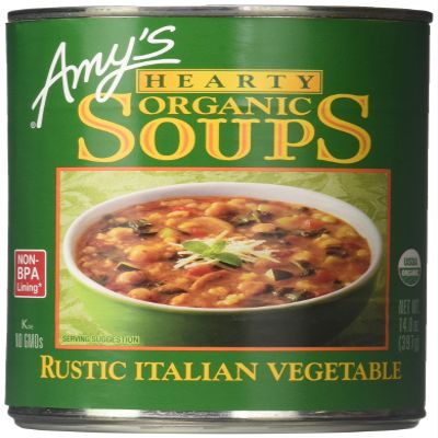Amy's Kitchen Hearty Rustic Italian Vegetable Soup, 14.0-Ounce Cans (Pack of 12) (Value Bulk Multi-pack)