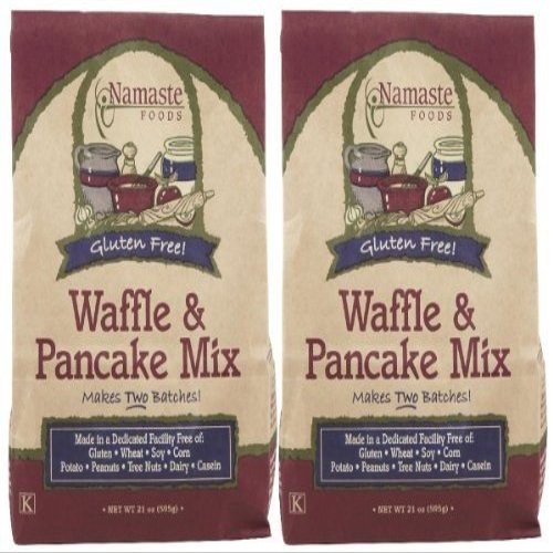 Namaste Foods, Gluten Free Waffle & Pancake Mix, 21-Ounce Bags (Pack of 6) ( Value Bulk Multi-pack)