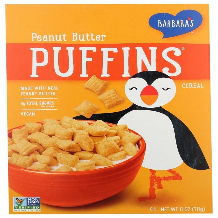 Barbara'S Bakery Peanut Butter Puffins 11 OZ. ( pack of 60)
