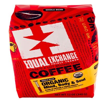 Equal Exchange Organic Mind & Soul Whole Bean Coffee ( 6x12 OZ) ( Value Bulk Multi-pack)