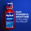 Vicks NyQuil, Nighttime Relief of Cough, Cold & Flu Relief, Sore Throat, Fever, & Congestion Relief, Cherry Flavor, Twin Pack, 12 FL OZ view 3