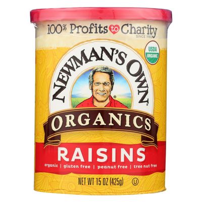 NEWMANS OWN ORGANIC RAISINS ORG CAN, 15 OZ, PK- 12