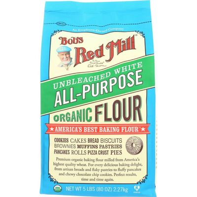 Bobs Red Mill Flour Unbleached Org