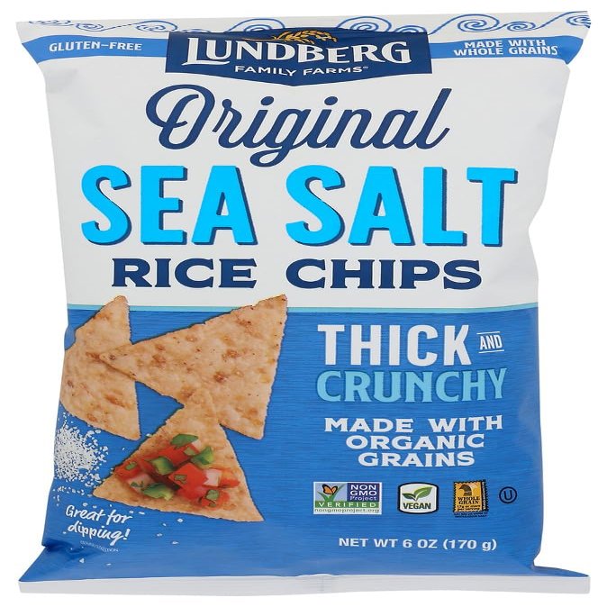Lundberg Chip Rice Orgnl Seaslt Gf