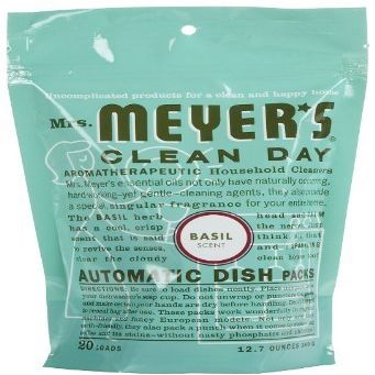 Mrs. Meyer's Clean Day Basil Scent Powder Dishwasher Detergent 12.7 oz. 20 pk