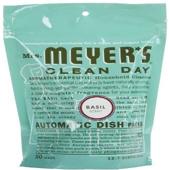 Mrs. Meyer's Clean Day Basil Scent Powder Dishwasher Detergent 12.7 oz. 20 pk