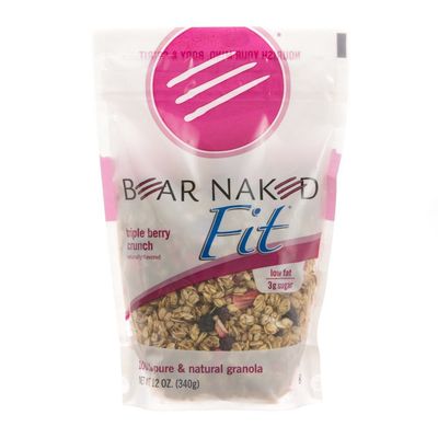 Bear Naked Fit Triple Berry Crunch Granola, 12-Ounce Pouches (Pack of 18)