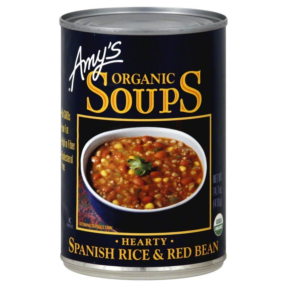Amys, Soup Spnsh Rice&Red Bean, 14.7 OZ (Pack of 36)