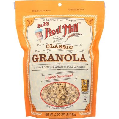 Bob's Red Mill All Natural Whole Grain Granola, 12 oz (Pack of 4)