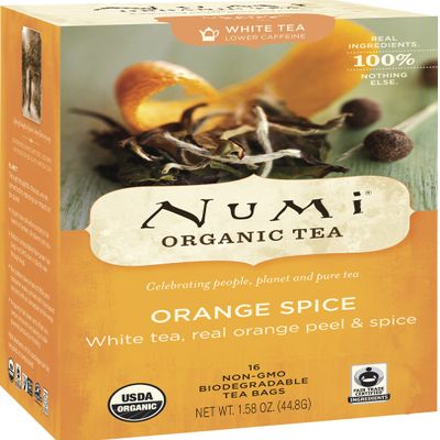 Numi Tea Organic Orange Spice White Tea ( 6x16 BAG) ( Value Bulk Multi-pack)