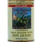 Santa Barbara Olive Co. California Green Medium Pitted Ripe Olives, 6 Ounce Tins (Pack of 12) ( Value Bulk Multi-pack)