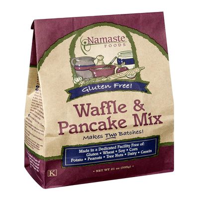 Namaste Foods Gluten Free Waffle & Pancake Mix 21 OZ (Pack of 18)18