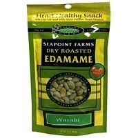 Seapoint Farms Dry Roasted Edamame, Wasabi, 3.5-Ounce Pouches (Pack of 12) ( Value Bulk Multi-pack)
