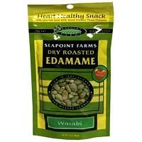Seapoint Farms Dry Roasted Edamame, Wasabi, 3.5-Ounce Pouches (Pack of 12) ( Value Bulk Multi-pack)