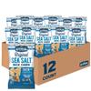 Lundberg Rice Chips, Sea Salt 12-Pack  Plant-Based Snacks Made with Organic California Brown Rice, Pea Protein & Chia Seeds, 5.5 Oz Ea view 1
