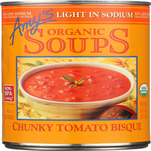 AMYS SOUP TMO BSQ CHNCKY GF LS, 14.5 OZ, PK- 12
