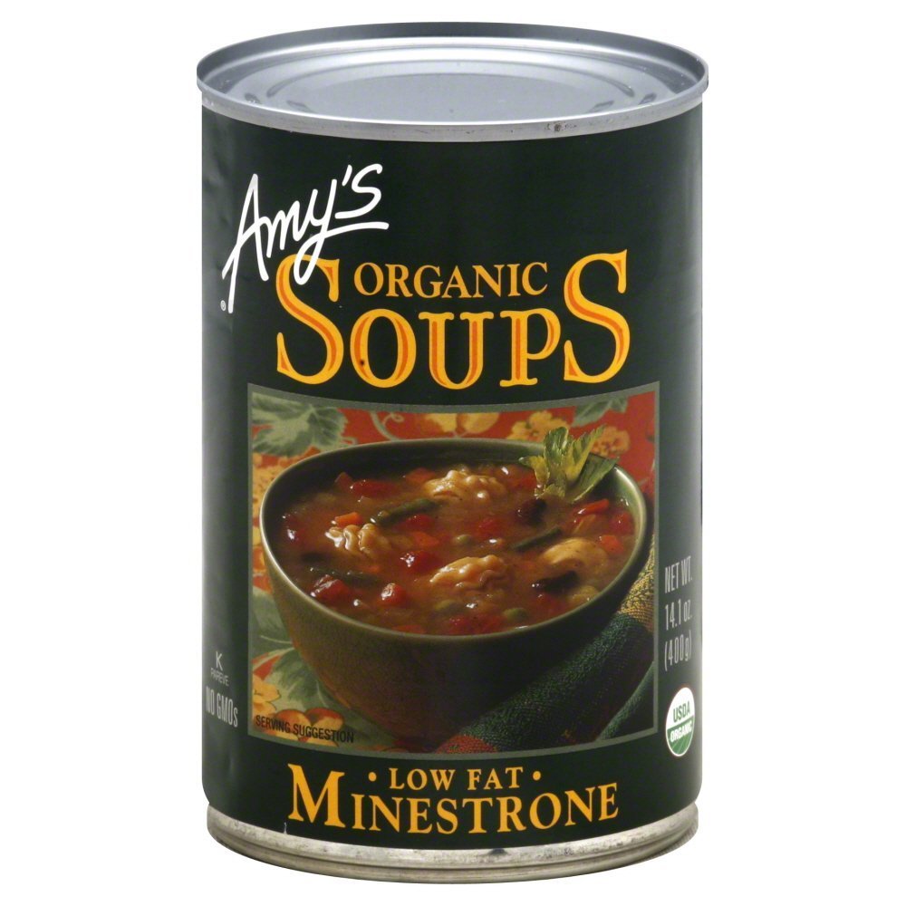 Amy's Organic Minestrone Soup, 14.1-Ounce Cans pack of 12