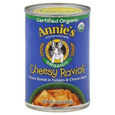 ANNIES HOMEGROWN PASTA RAVIOLI CHEESY ORG, 15 OZ72