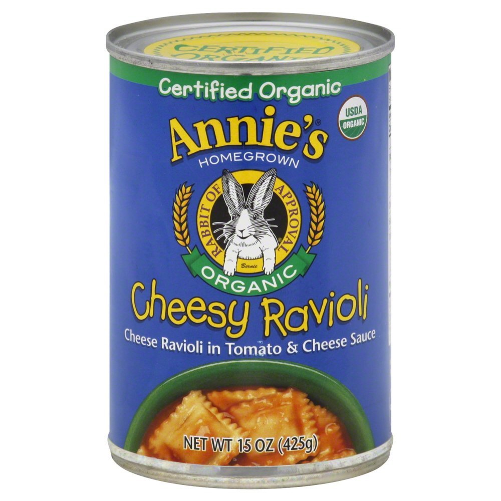 ANNIES HOMEGROWN PASTA RAVIOLI CHEESY ORG, 15 OZ72
