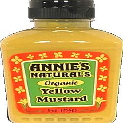 Annie'S Naturals Organic Yellow Mustard ( 12x9 OZ) ( Value Bulk Multi-pack)