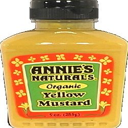 Annie'S Naturals Organic Yellow Mustard ( 12x9 OZ) ( Value Bulk Multi-pack)