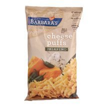 BARBARAS CHEESE PUFF JALPENO, 7 OZ, PK- 12