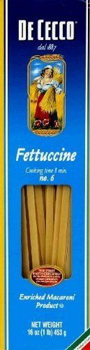De Cecco, Pasta Fettuccine, 16-Ounce (20 Pack) ( Value Bulk Multi-pack)