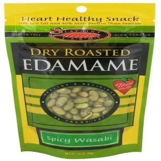 Seapoint Farms Dry Roasted Edamame, Wasabi, 3.5-Ounce Pouches (Pack of 12) ( Value Bulk Multi-pack)