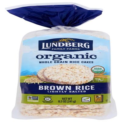 Lundberg Family Farms - Rice Cake Brown Saltd - Case of 6-8.5 OZ