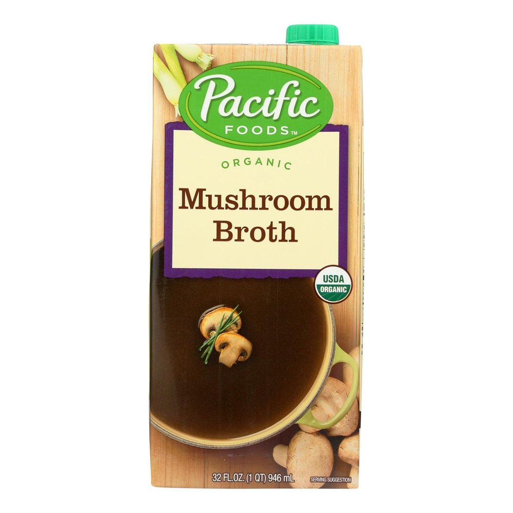 Pacific Natural Foods Broth Organic Mushroom 32 oz. (Pack of 12) ( Value Bulk Multi-pack)