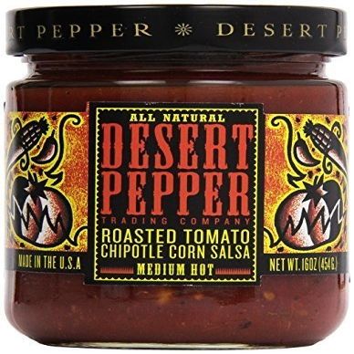 Desert Pepper Trading Roasted Tomato Chipotle Corn Salsa 16 oz. (Pack of 6) ( Value Bulk Multi-pack)