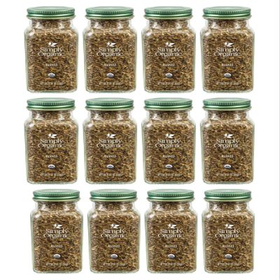 Simply Organic Sweet Basil Leaf, Cut & Sifted, Certified Organic | 0.54 oz | Pack of 12 | Ocimum basilicum