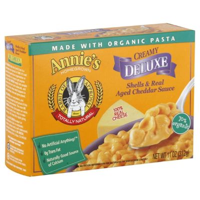 ANNIES HOMEGROWN MAC & CHS SHELL & AGD CHDR, 11 OZ