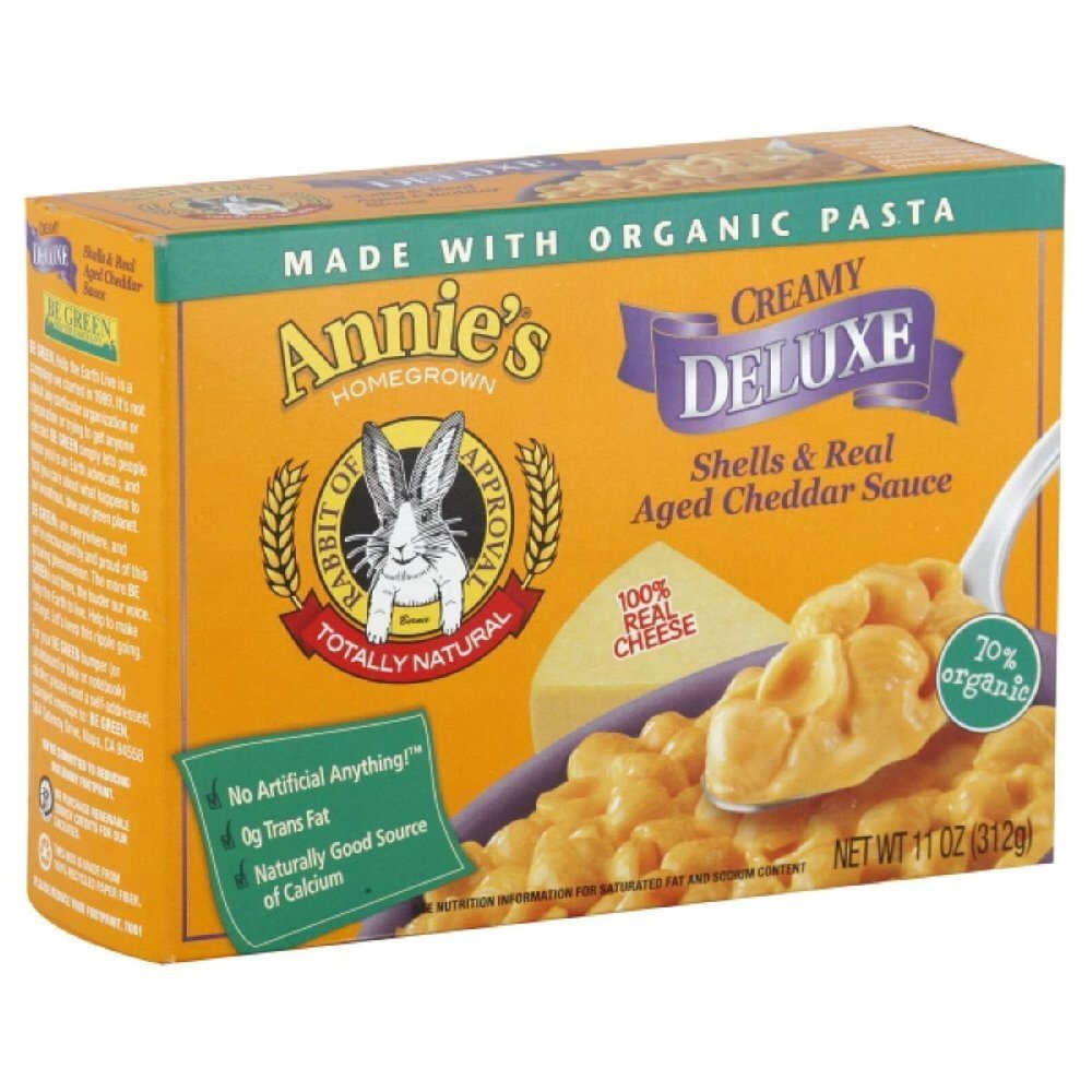 ANNIES HOMEGROWN MAC & CHS SHELL & AGD CHDR, 11 OZ