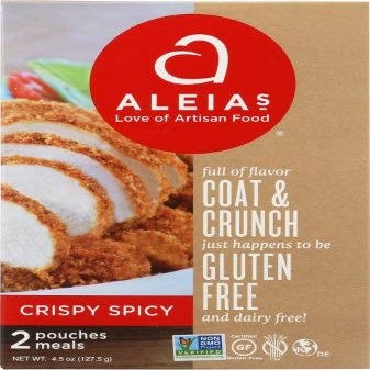 Aleias Coat & Crunch Crispy Spicy - Case of 8 - 4.5 OZ