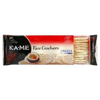 KA ME RICE CRKR PLAIN GF, 3.5 OZ, PK- 12