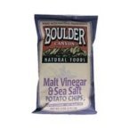 Boulder Canyon Kettle Chips, Malt Vinegar & Sea Salt, 5-Ounce Bags ( Value Bulk Multi-pack)