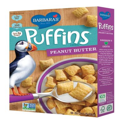 Barbara'S Bakery Peanut Butter Puffins ( 12x11 OZ) ( Value Bulk Multi-pack)