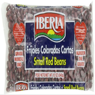 Iberia Small Red Beans / Frijoles Colorados Cortos, 12 oz Dry (Pack of 24)