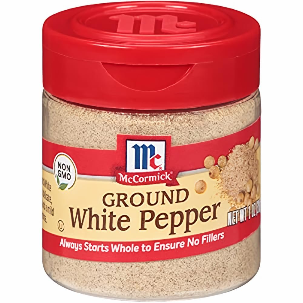 McCormick Ground White Pepper (522691) 1 oz (Pack of 6)