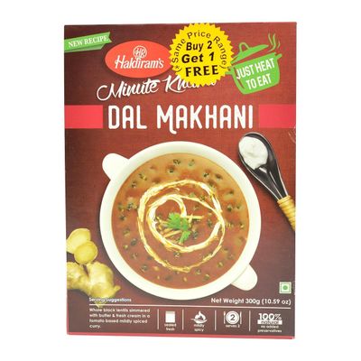 Haldirams, Minute Khana Dal Makhani, 300 Grams(gm)