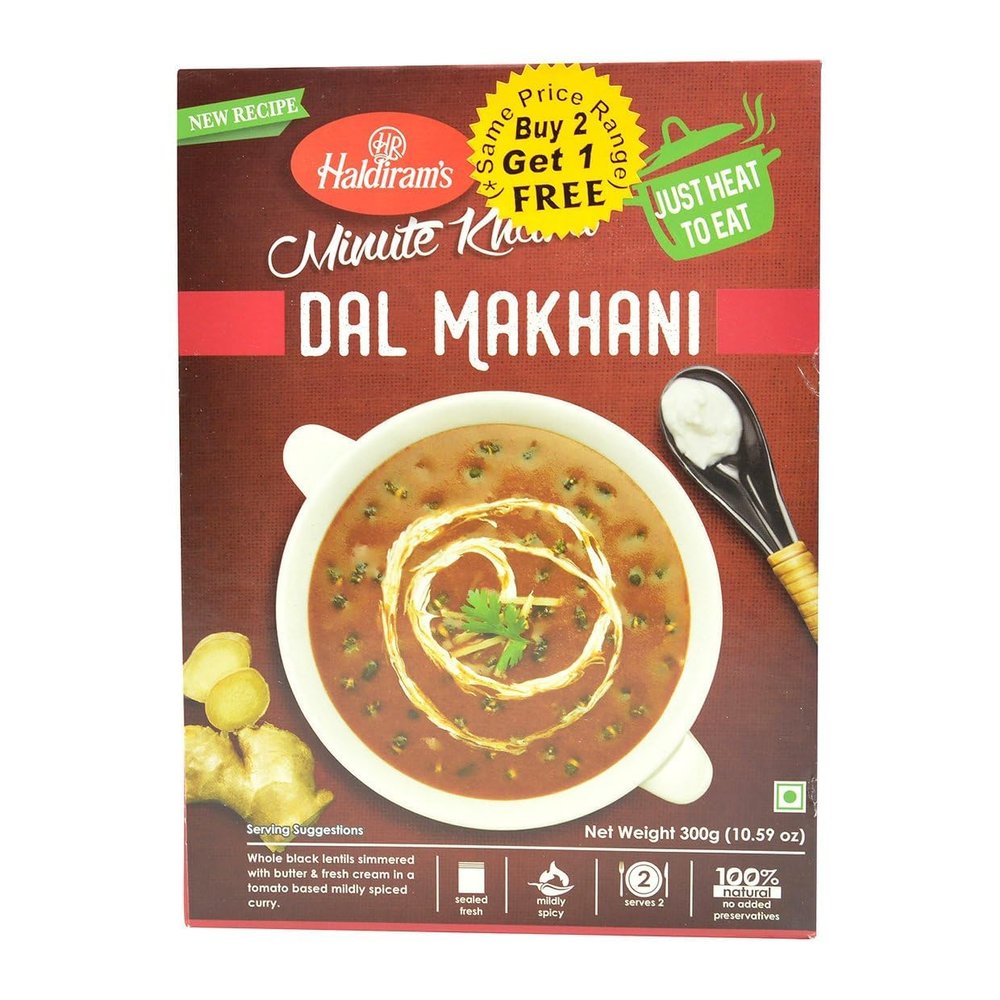 Haldirams, Minute Khana Dal Makhani, 300 Grams(gm)