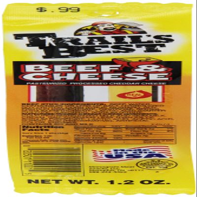 Trail's Best Beef and Cheese Sticks, 1.2-Ounce (Pack of 18)