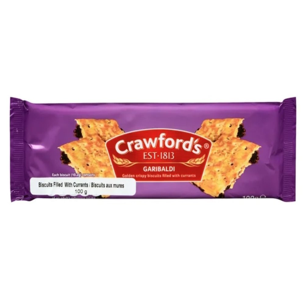 Crawford's Garibaldi Biscuits 100g 3.53 Ounce (Pack of 3)